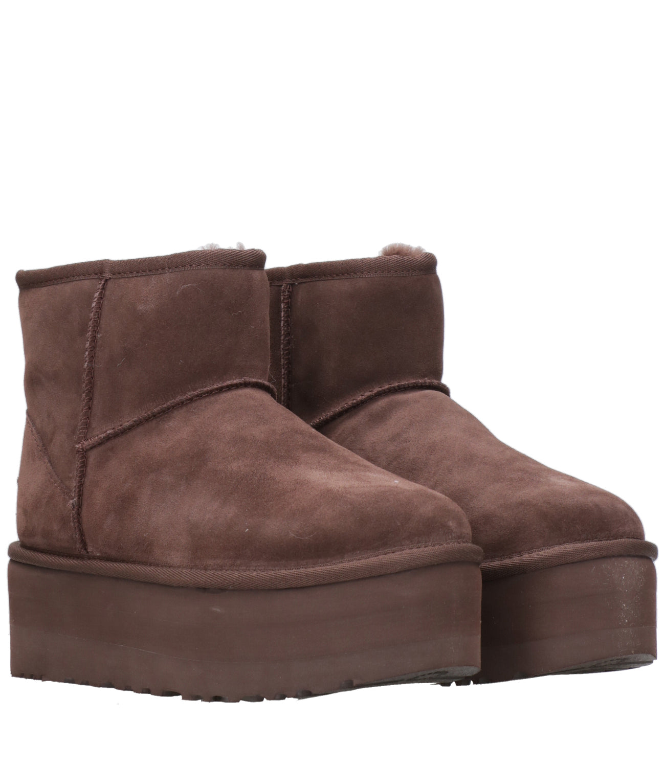 UGG | Tronchetto W Mini Classic Platform Marrone Scuro