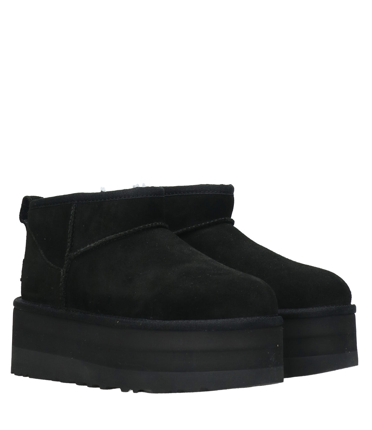 UGG | Classic Ultra Mini Platform Black ankle boot