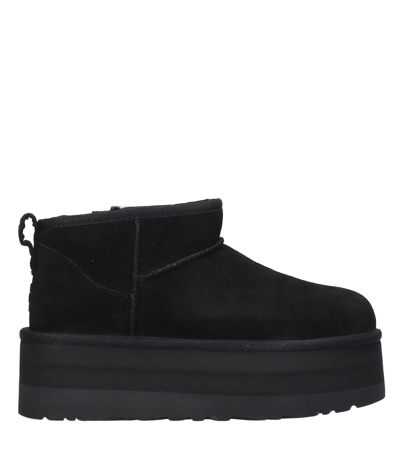 UGG | Classic Ultra Mini Platform Black ankle boot