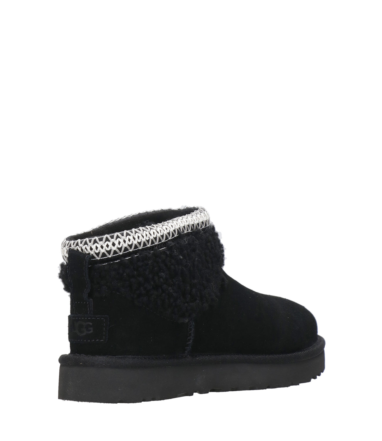 UGG | Tronchetto Classic Ultra Mini Maxi Curly Nero