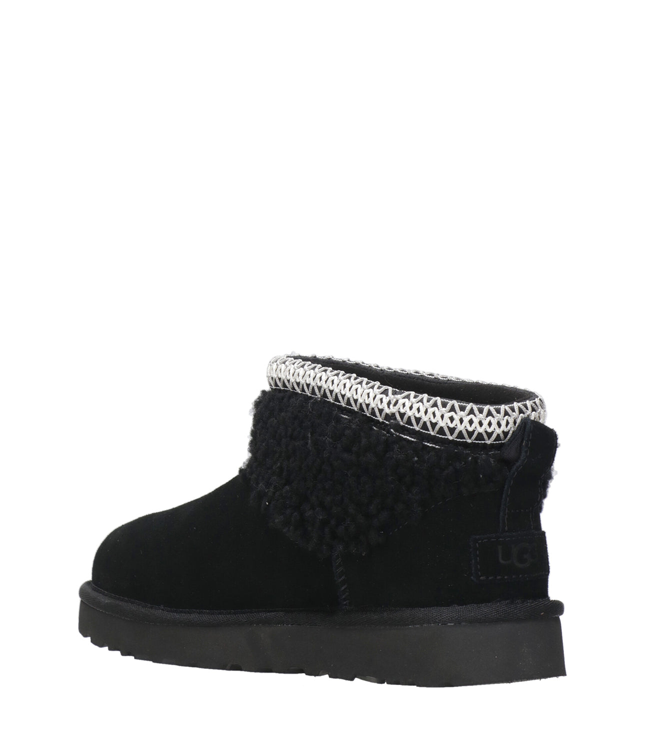 UGG | Tronchetto Classic Ultra Mini Maxi Curly Nero