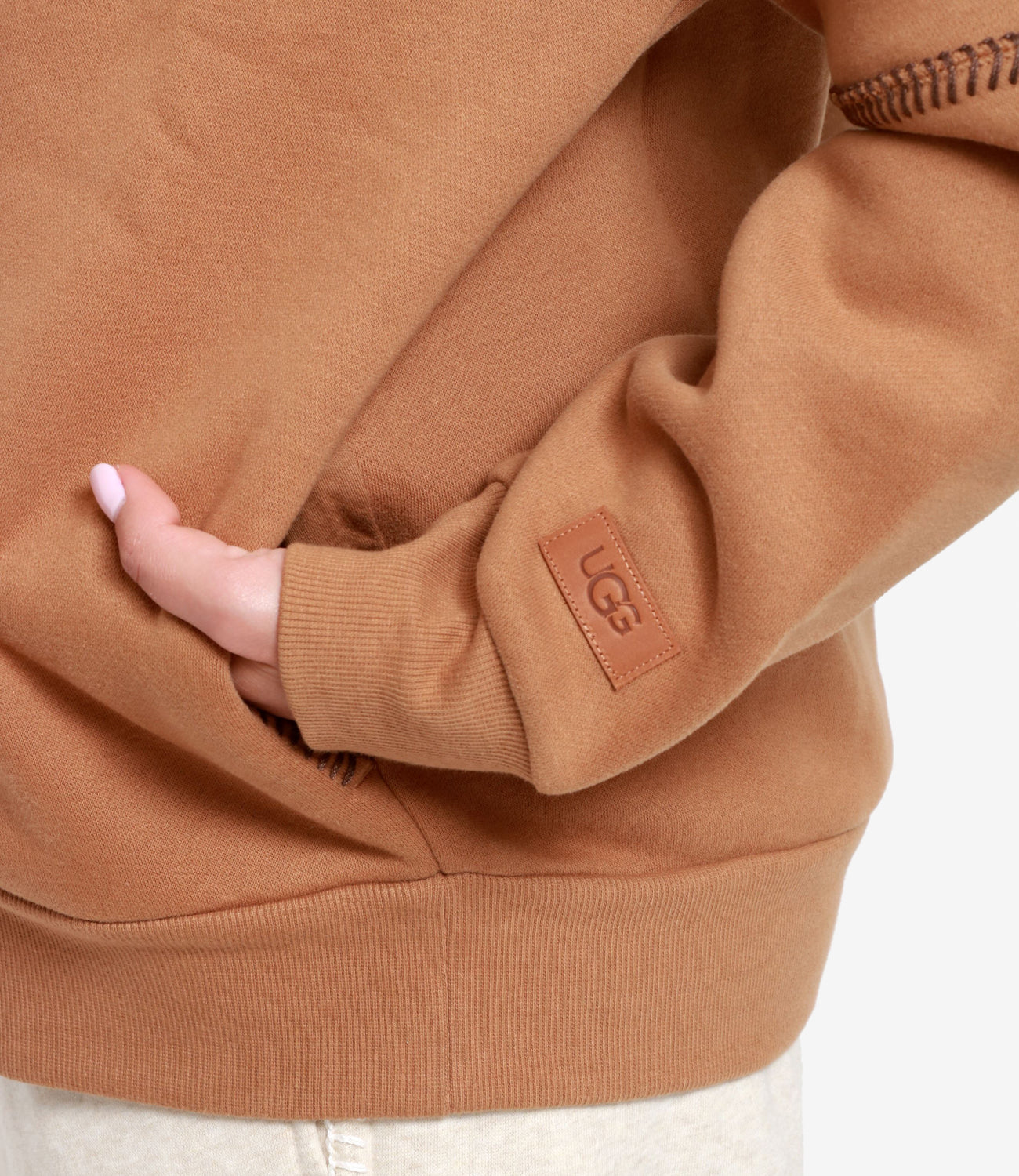 UGG | Felpa W Classic Hoodie Chestnut