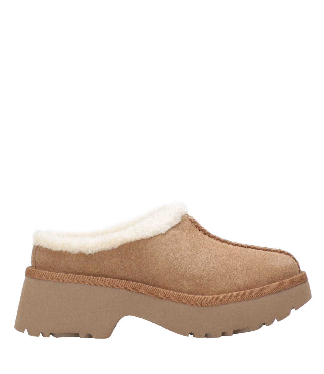 UGG | Sabot W New Heights Cozy Clog Chestnut