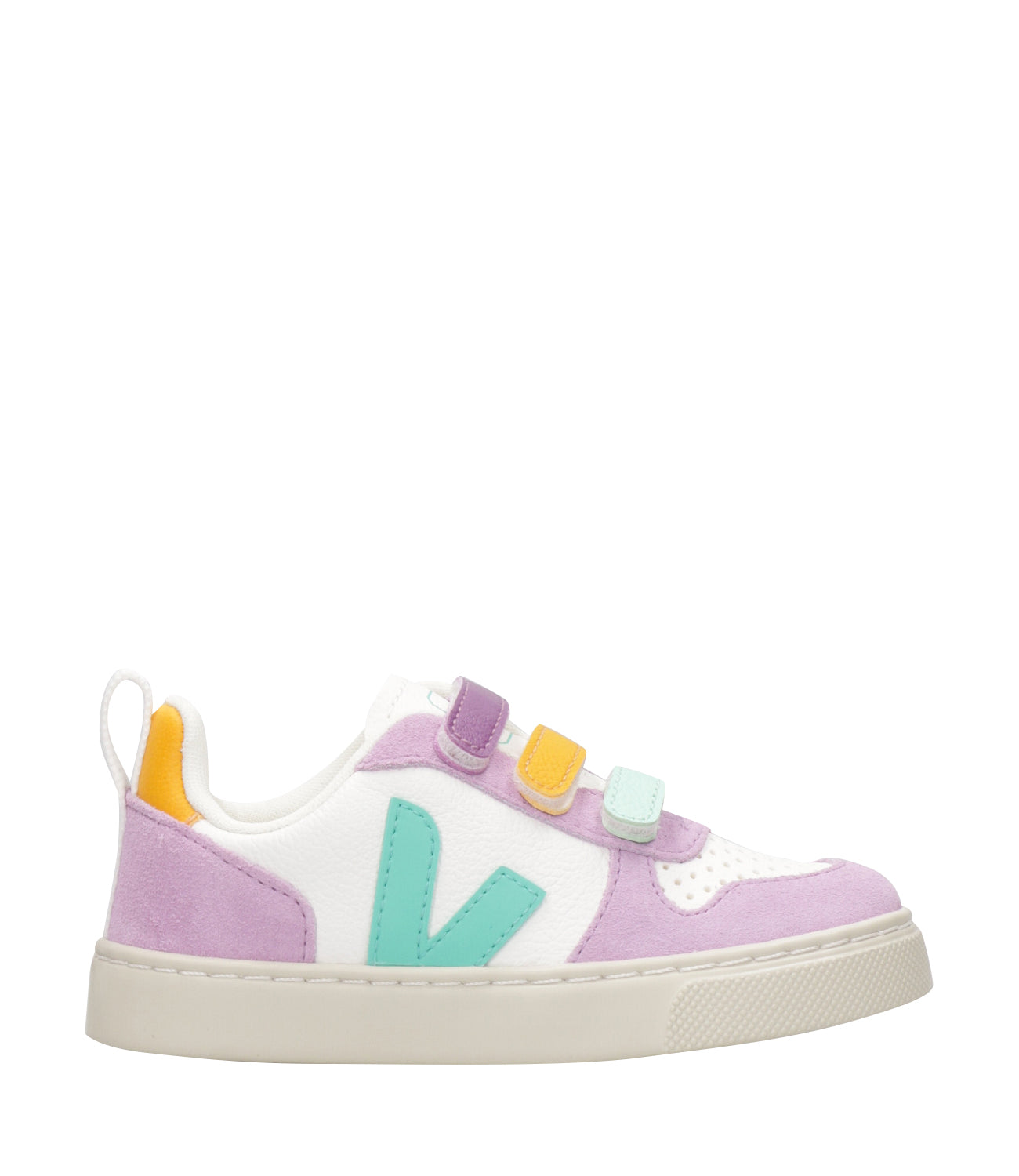 Veja Kids | Sneakers Small V-10 Bianco Glicine e Verde