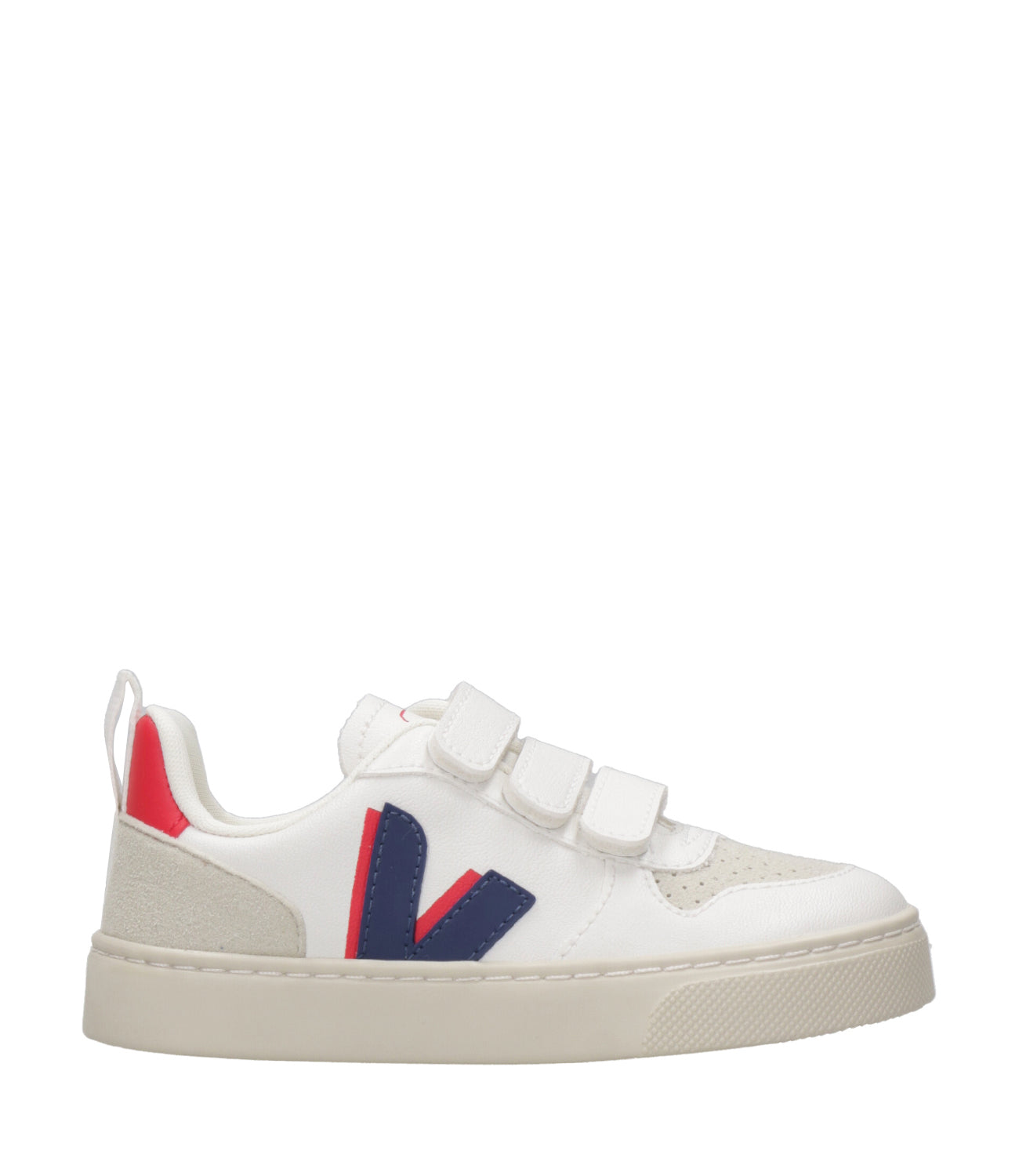 Veja Kids | Sneakers Small V-10 Bianca Blu e Rosso