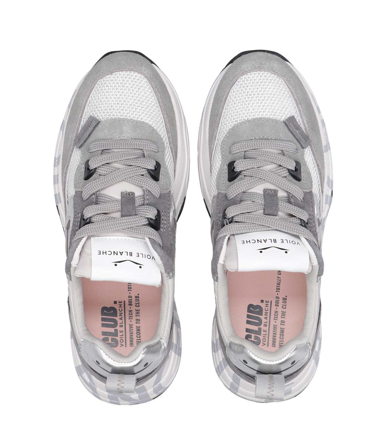 Voile Blanche | Sneakers Club105 Grigio e Argento