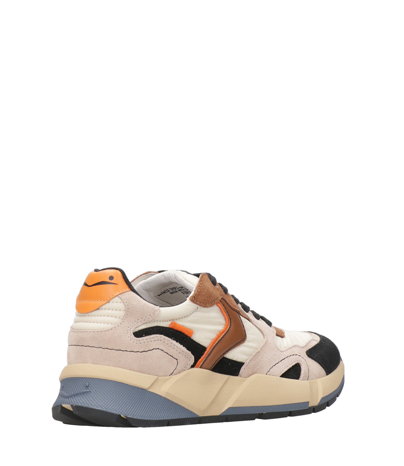 Voile Blanche | Sneakers Club 19 Black Beige and Orange