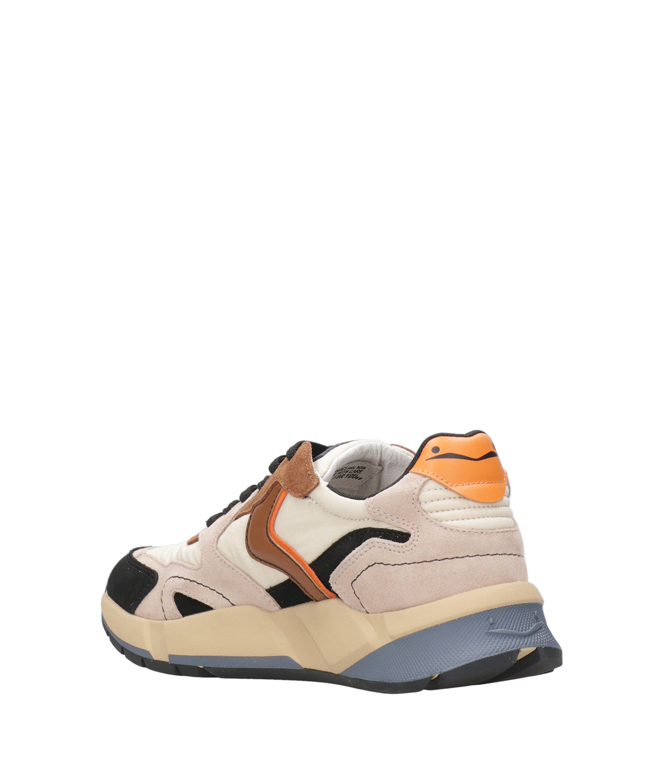 Voile Blanche | Sneakers Club 19 Nero Beige e Arancio