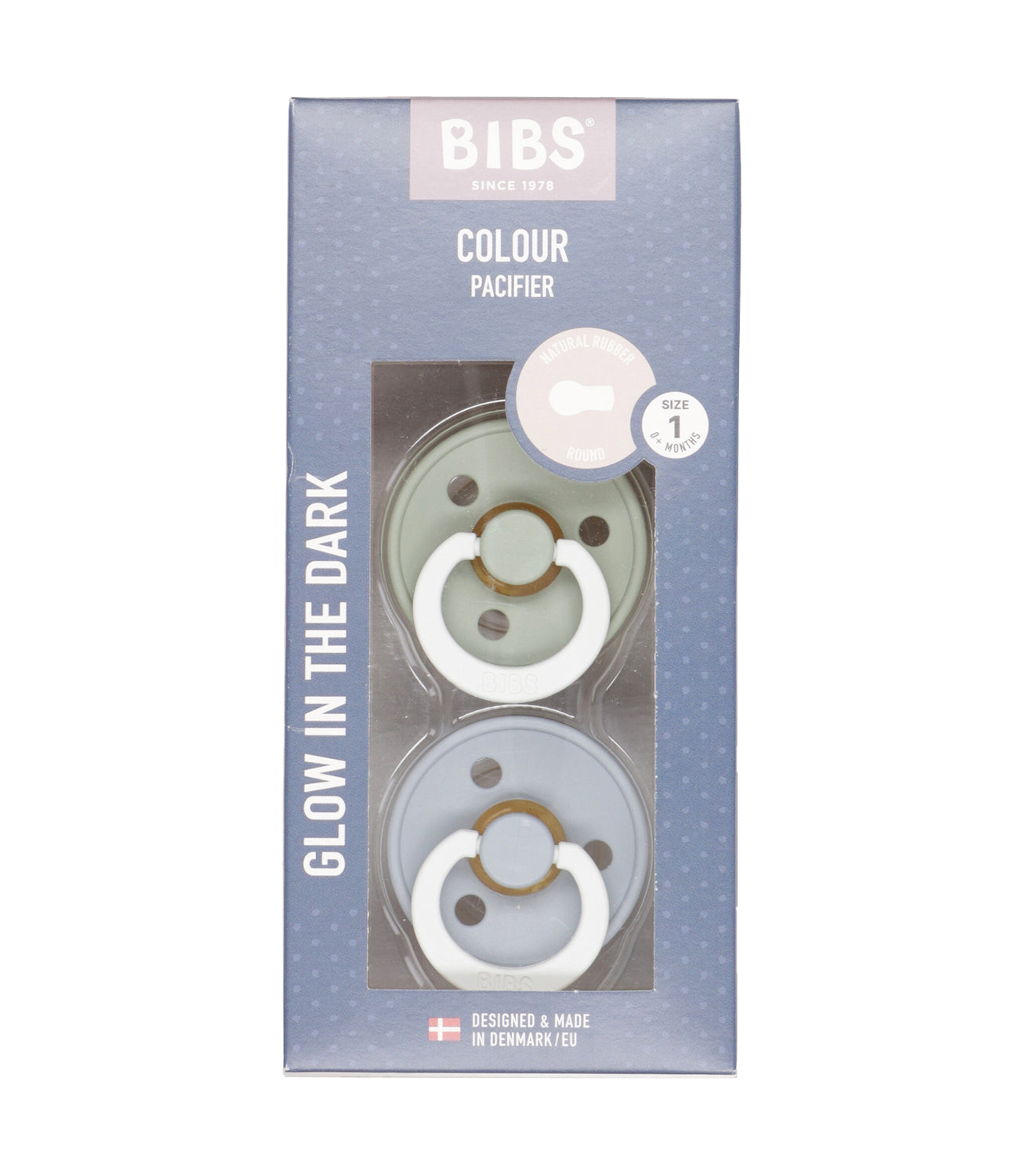 Bibs | Sage and Blue Pacifier