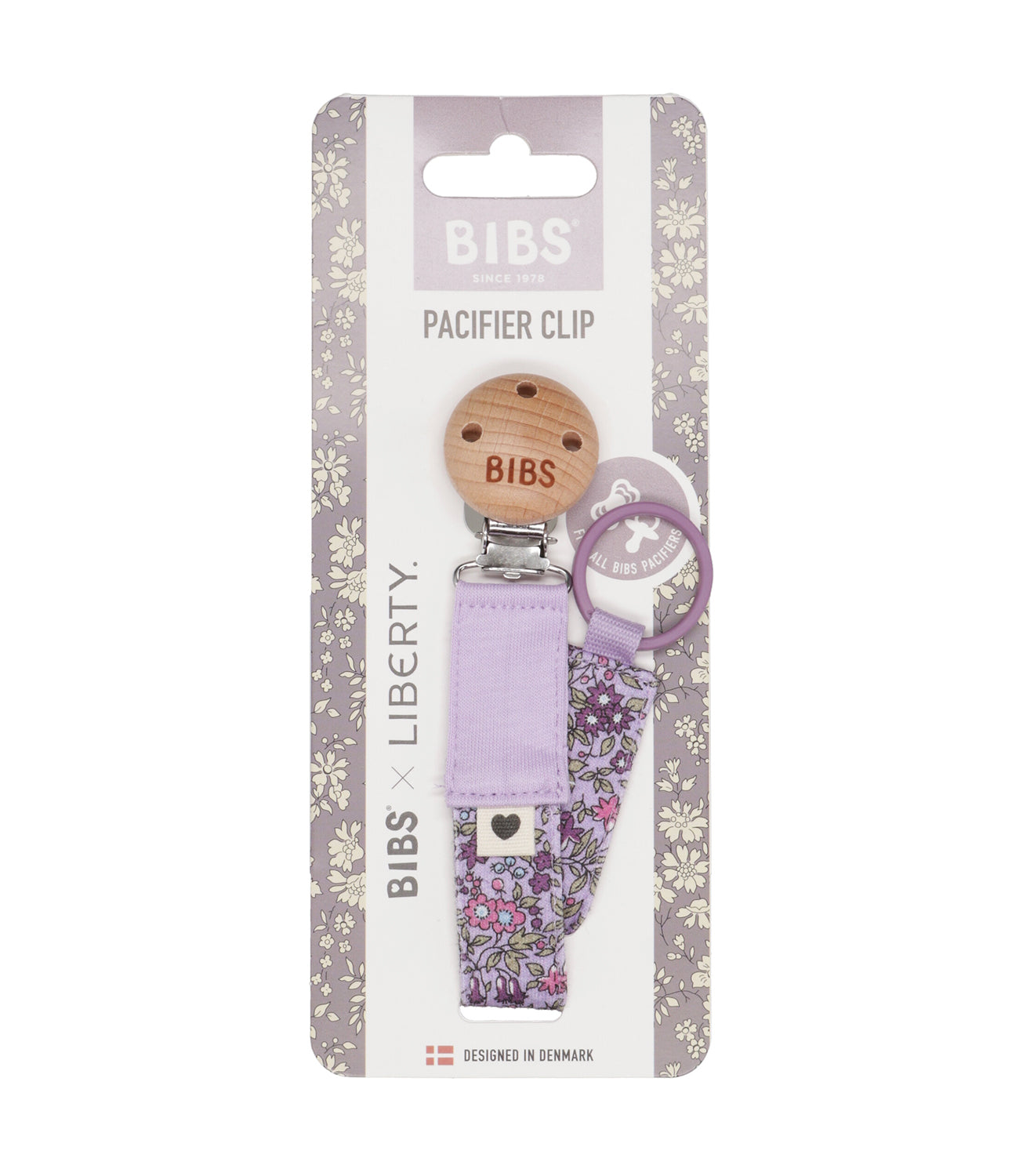 Bibs | Lilac Pacifier Holder