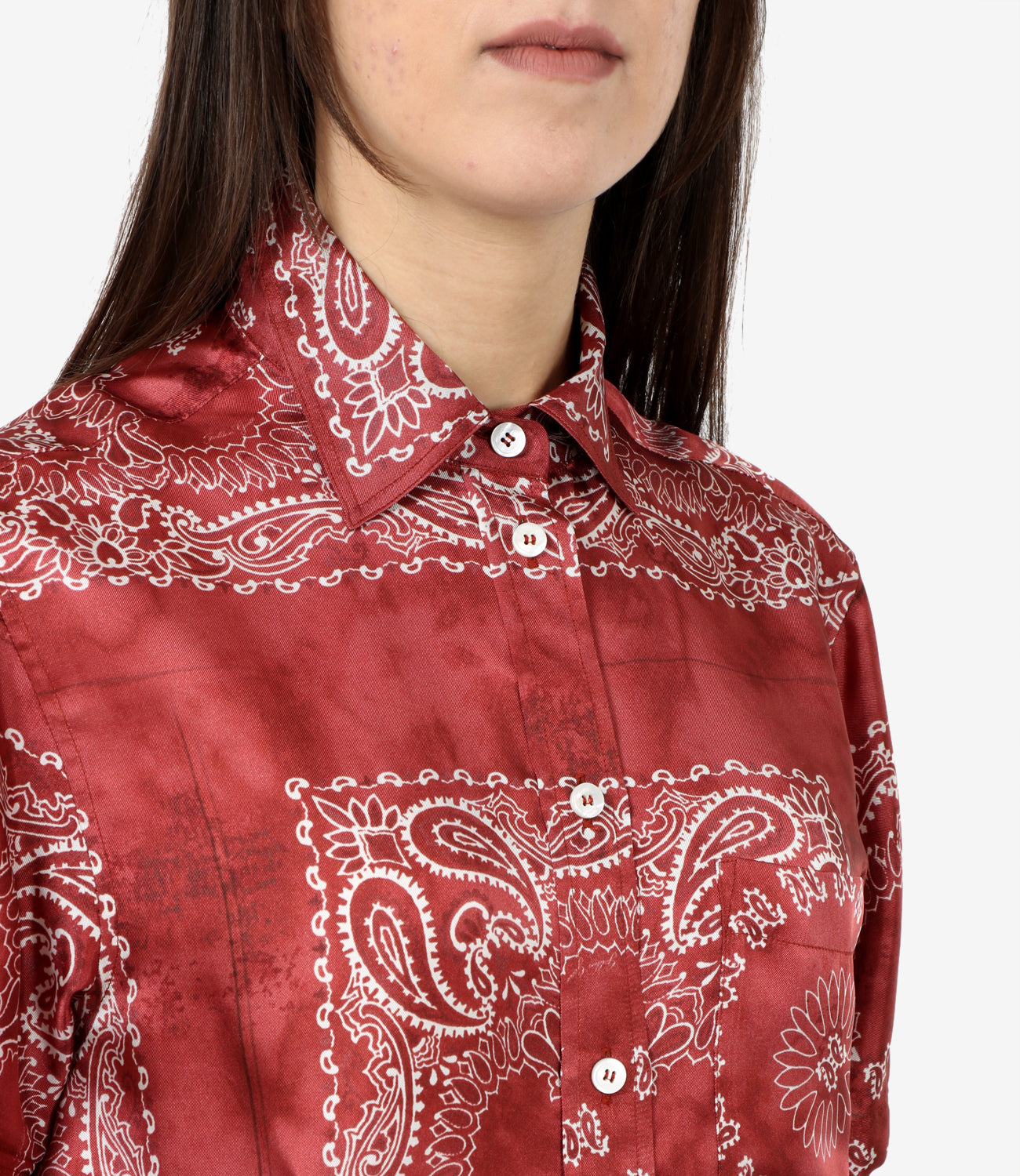 Red Shirt Bandana Print