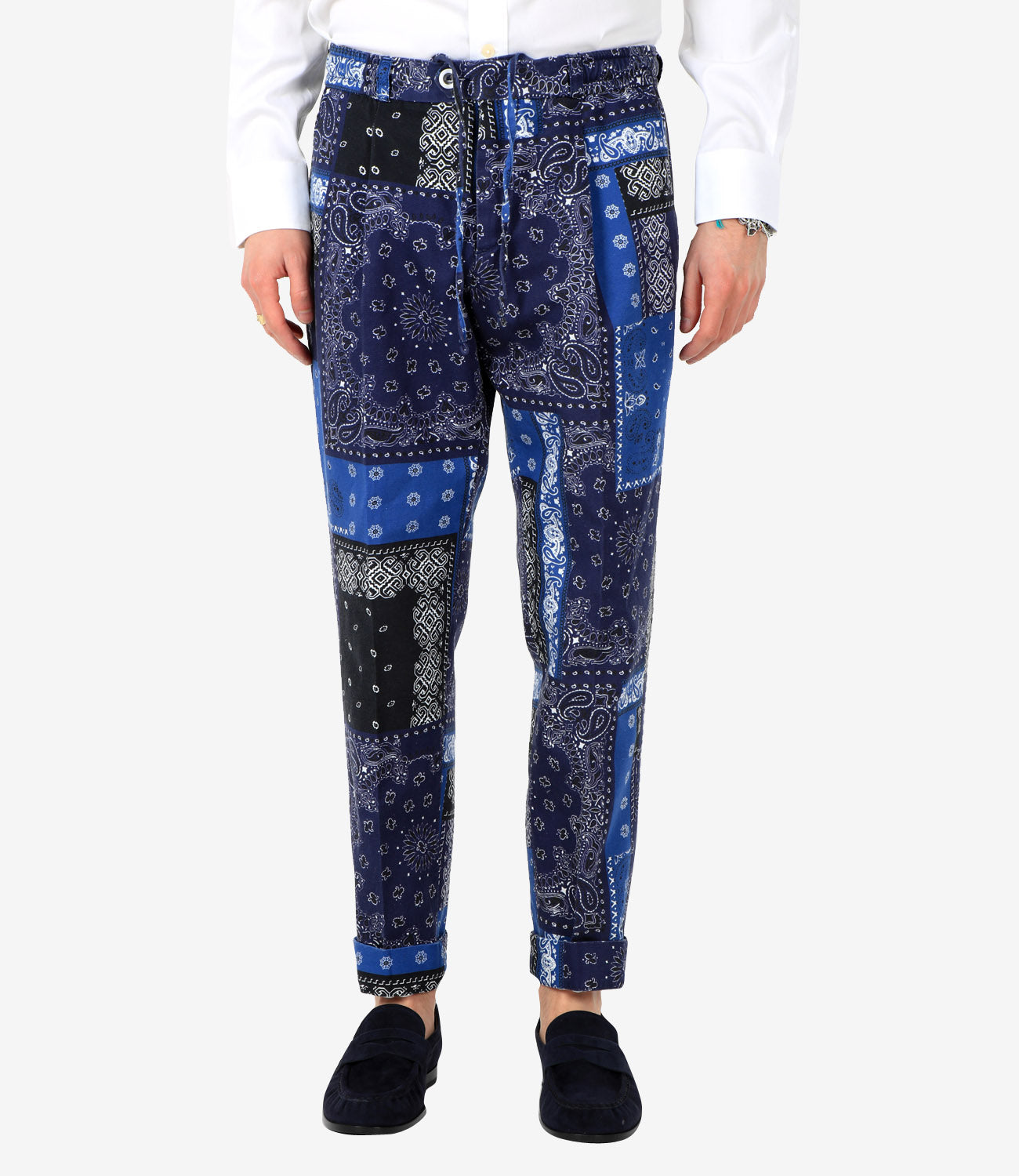 Pantalone Rebel Blu e Bianco