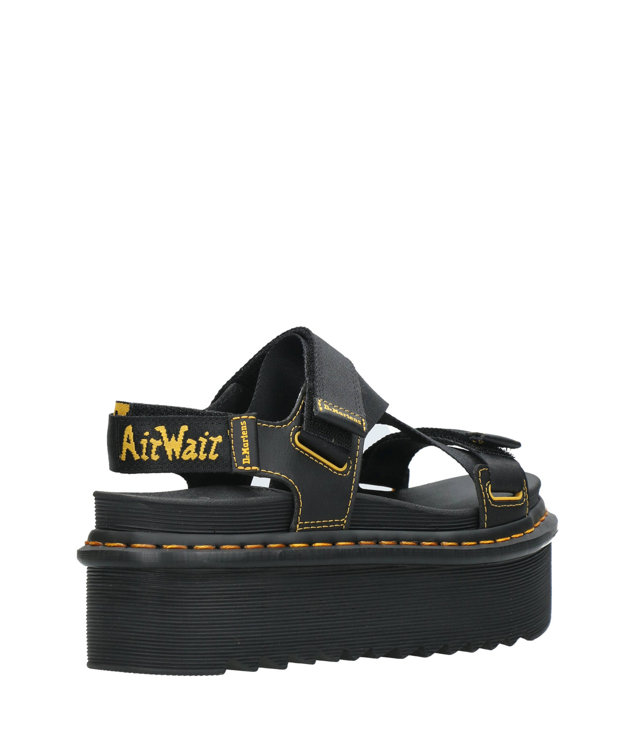 Dr Martens | Sandalo Kimber Logo Webbing Nero