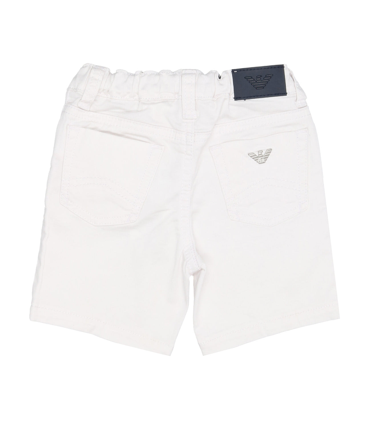 Emporio Armani Junior | Optical White Bermuda Shorts