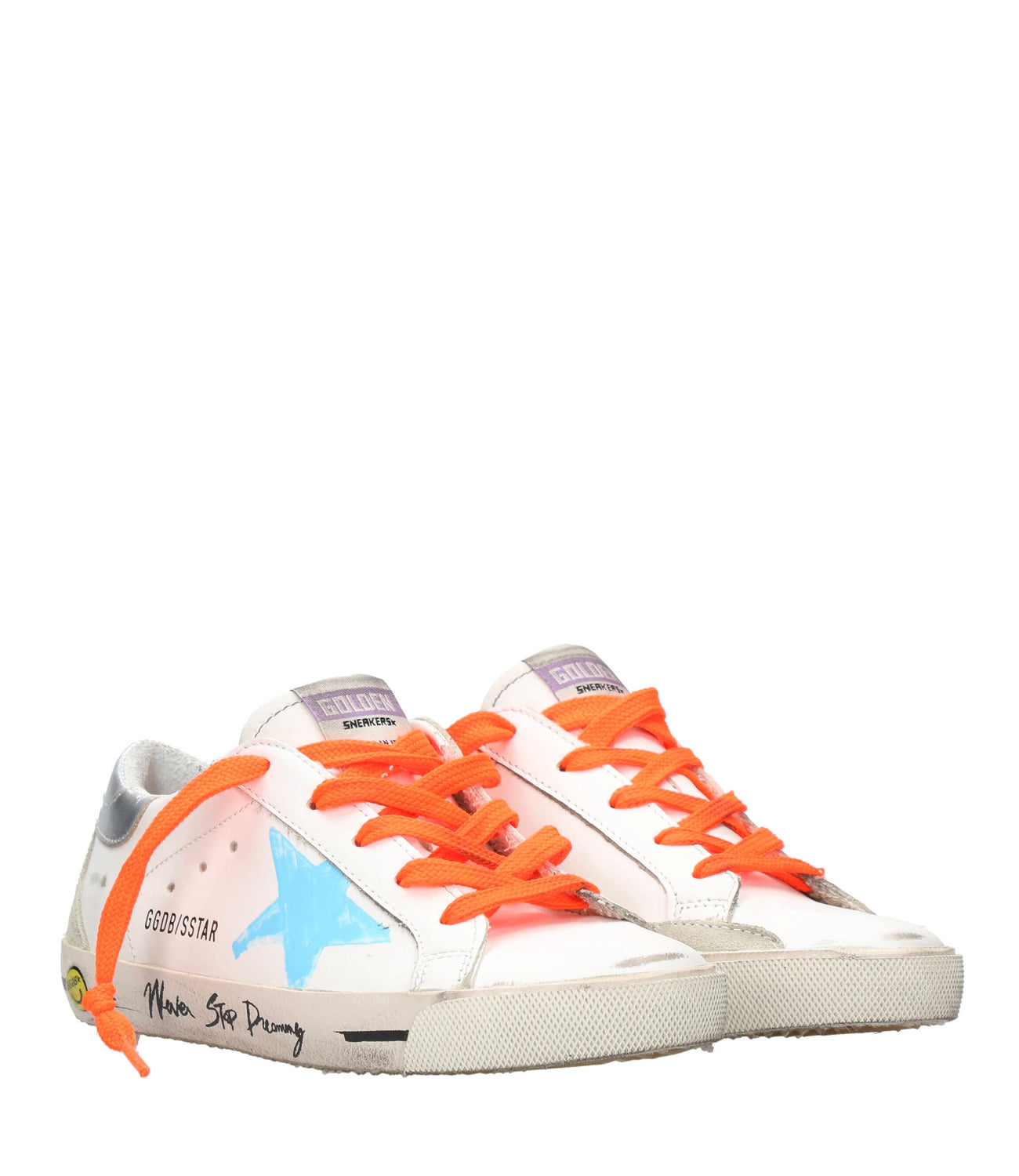 Golden Goose Deluxe Brand | Sneakers Bianca, Turchese e Argento