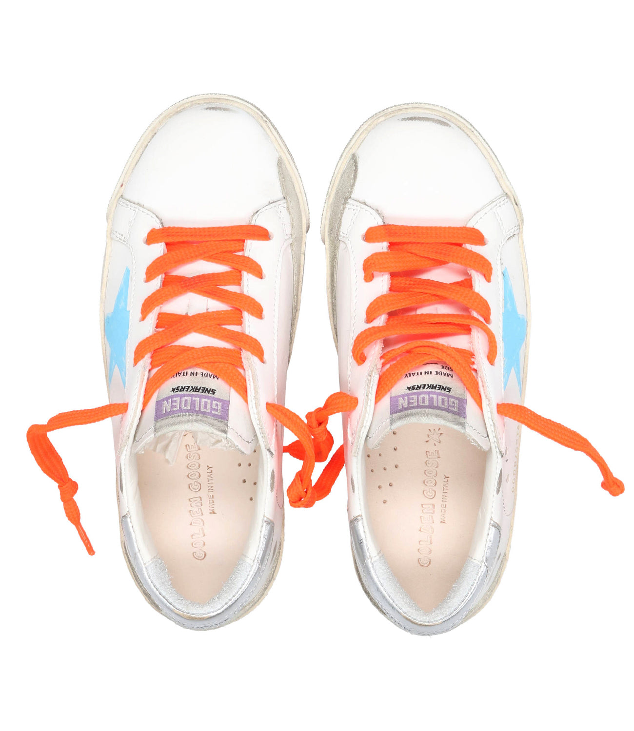 Golden Goose Deluxe Brand | Sneakers White, Turquoise and Silver