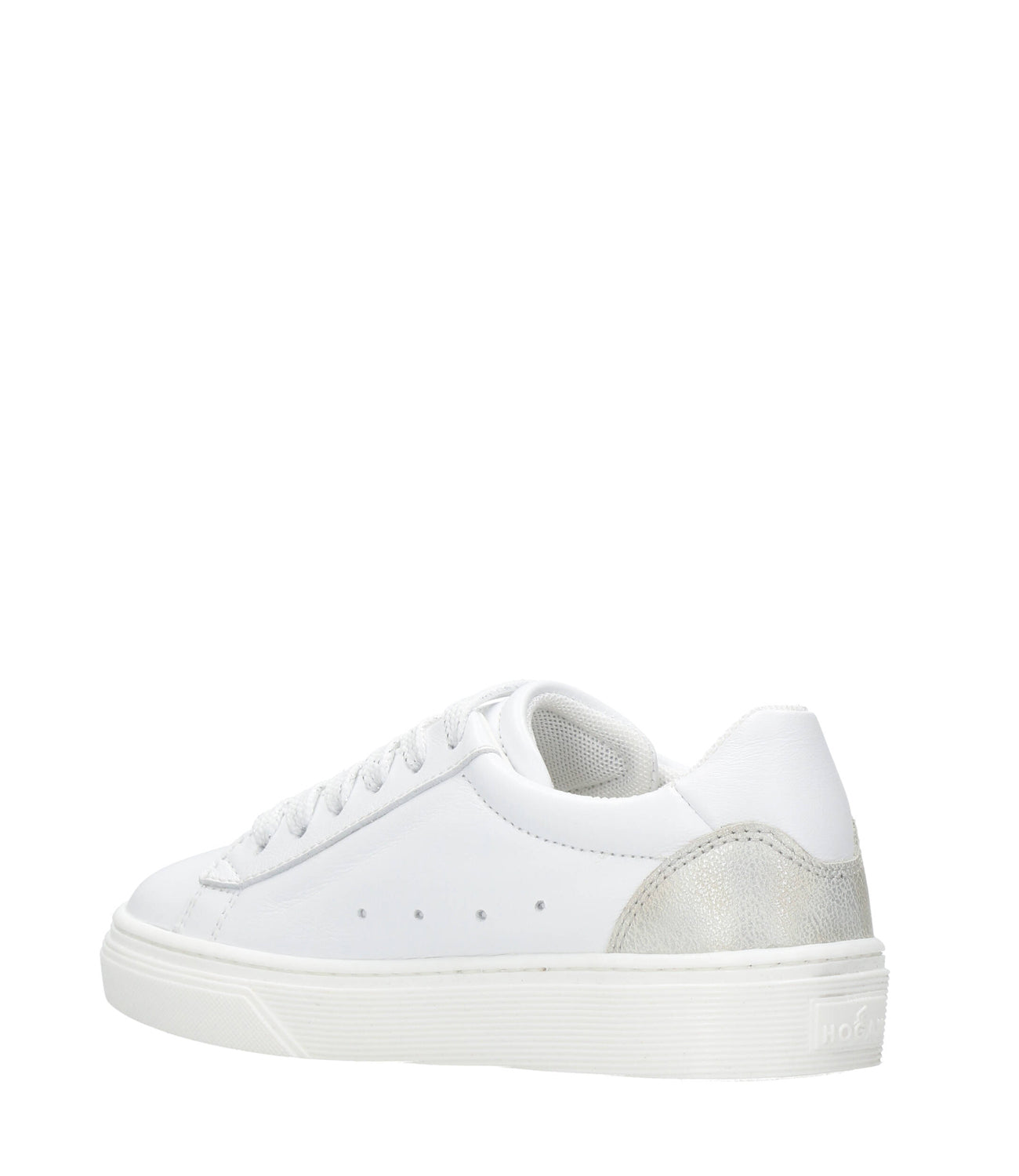 Hogan Junior | Sneakers H365 White and Silver