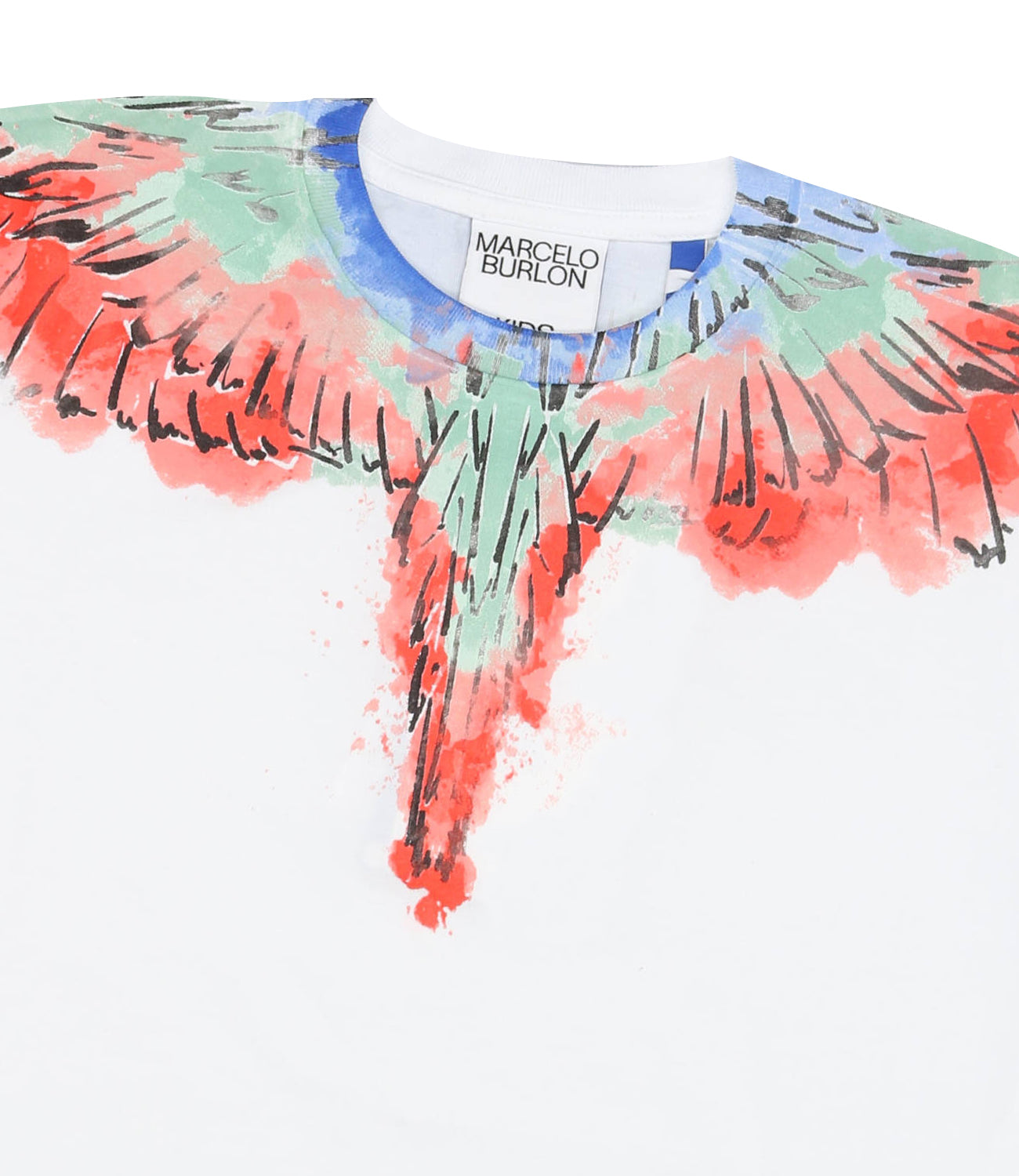 Marcelo Burlon Kids | T-Shirt White and Multicolor