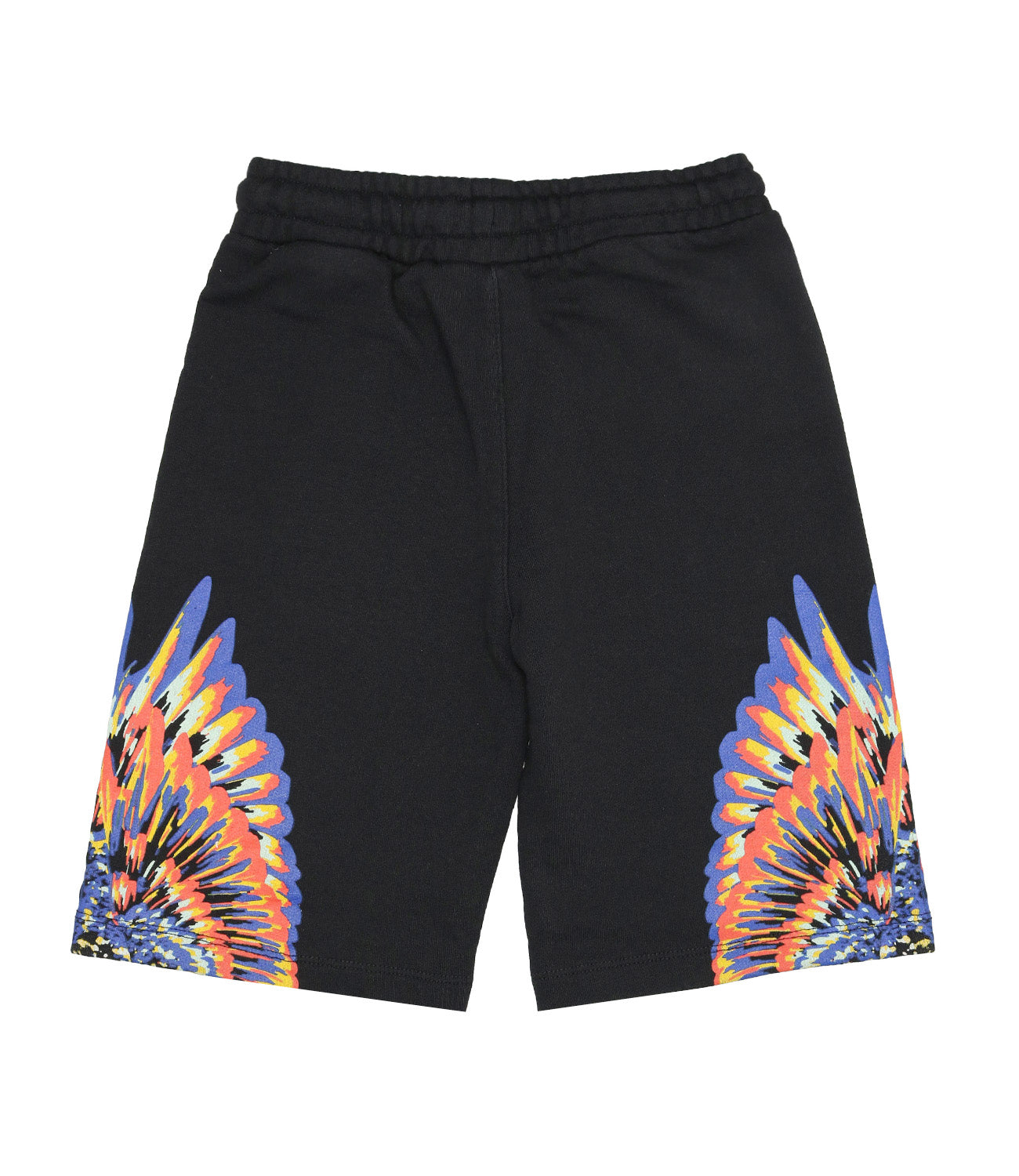 Marcelo Burlon Kids | Bermuda Sportivo Nero e Multicolor