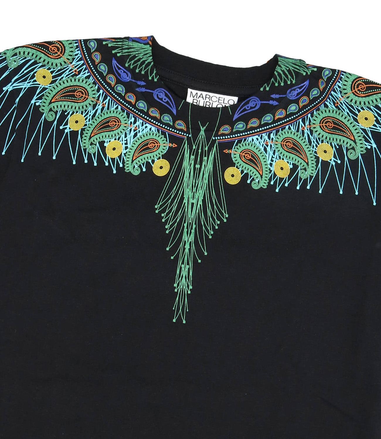 Marcelo Burlon Kids | T-Shirt Nera e Verde