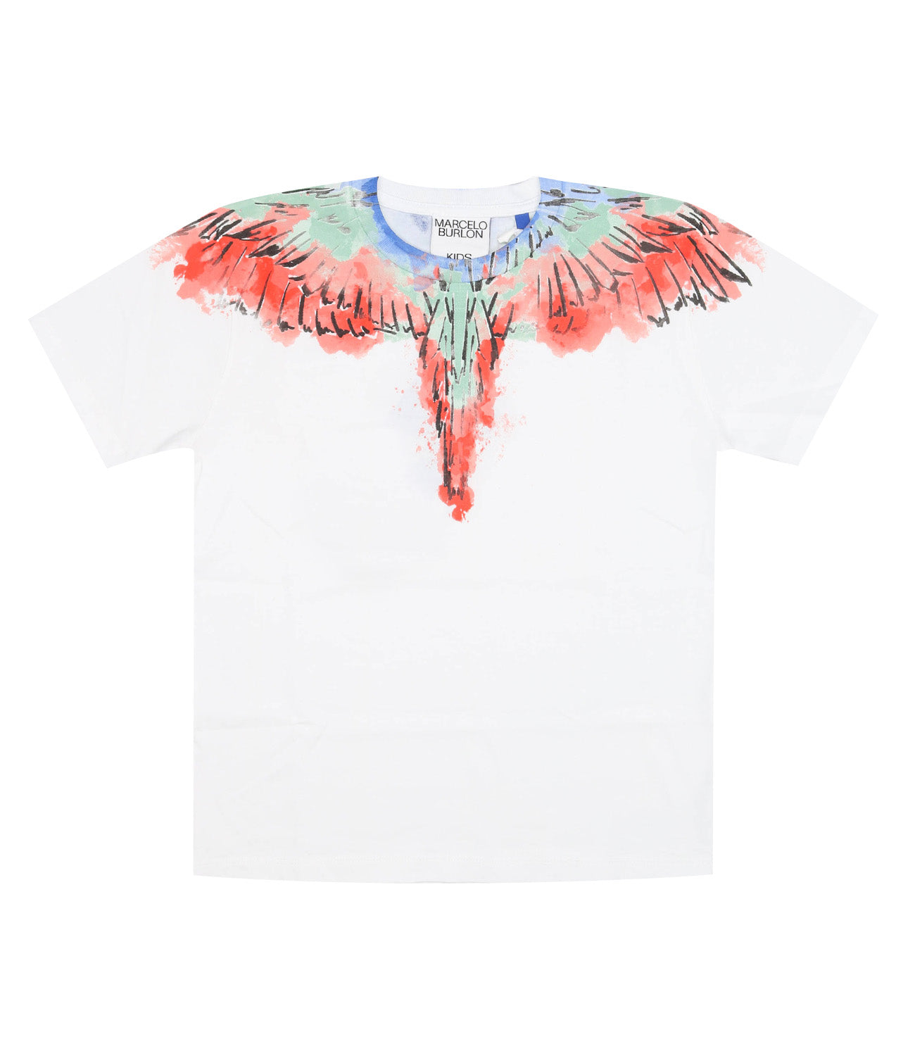 Marcelo Burlon Kids | T-Shirt Bianca e Multicolor