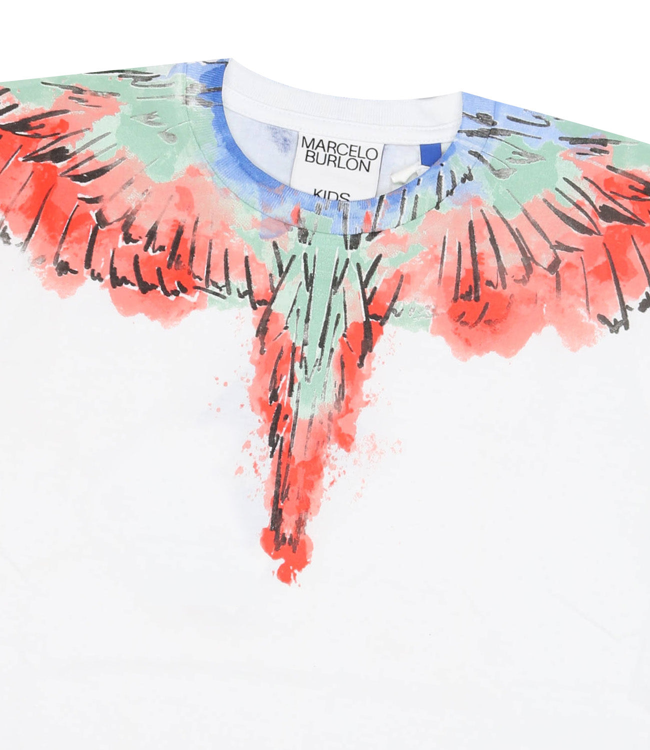 Marcelo Burlon Kids | T-Shirt Bianca e Multicolor