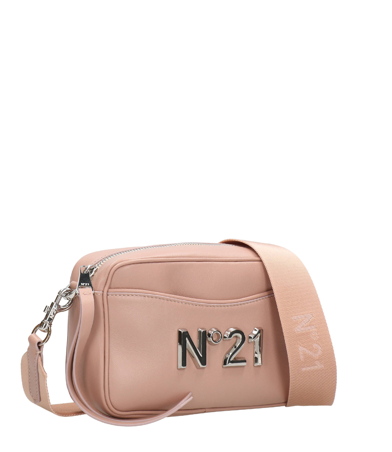 N 21 | Borsa Tracolla Logo Plaque Nude