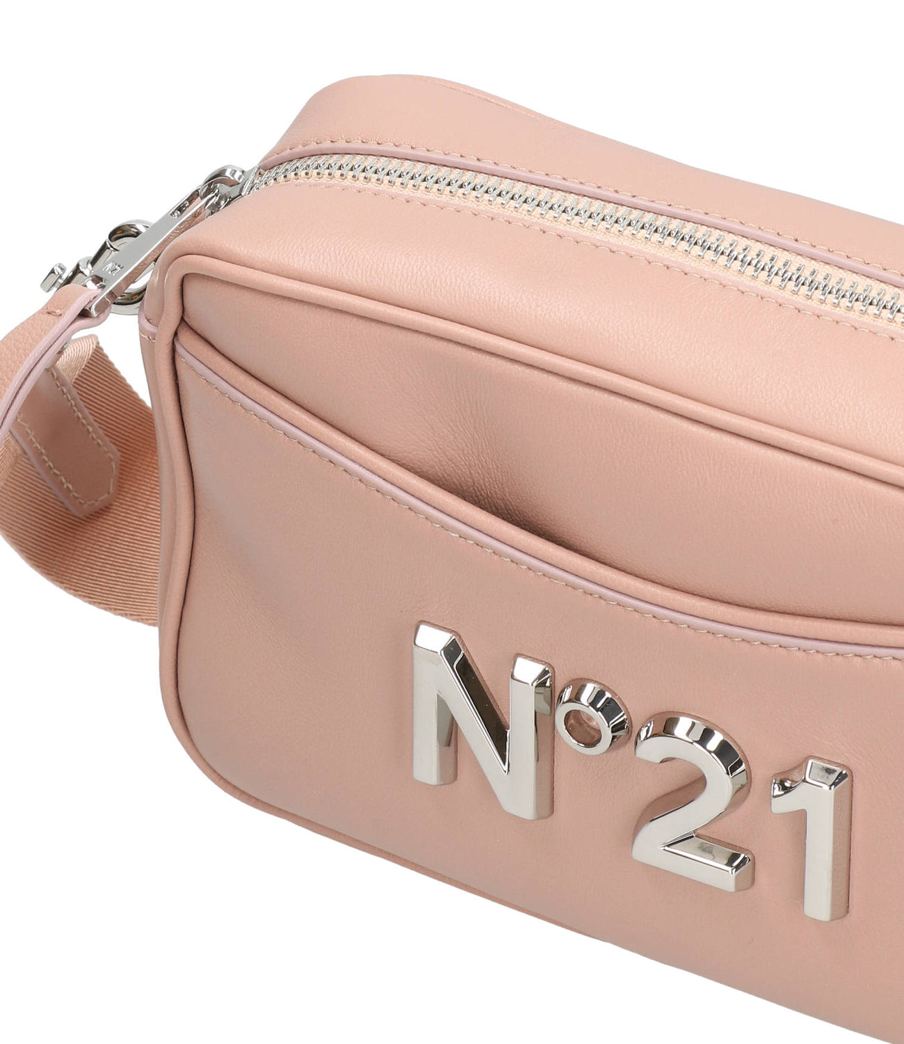 N 21 | Borsa Tracolla Logo Plaque Nude