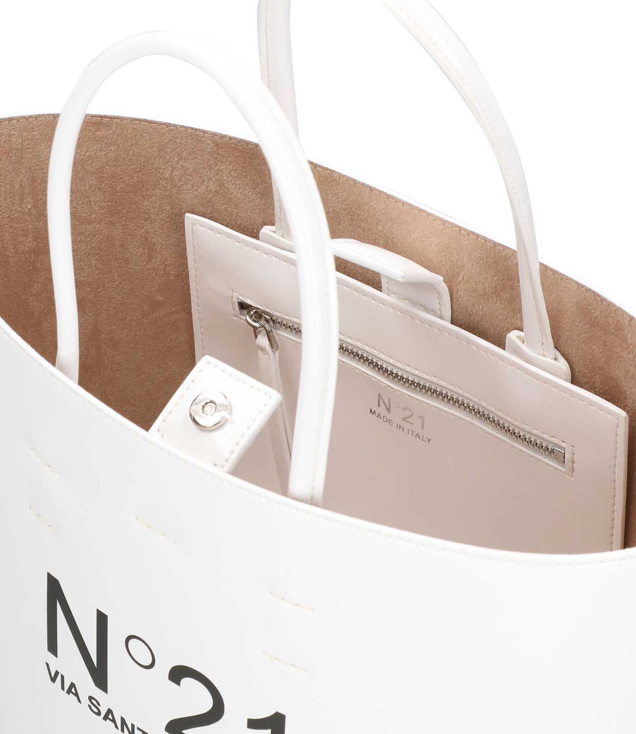 N 21 | Borsa Shopping Piccola Bianca