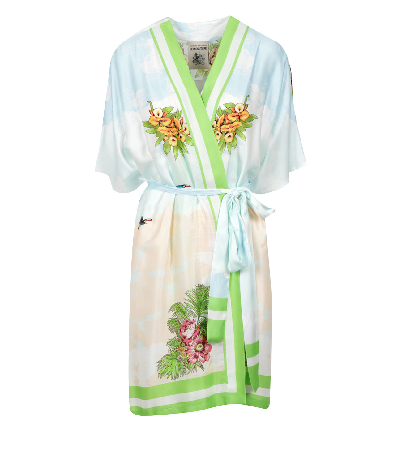 Semicouture | Aaliyhan Green and Heavenly Caftan