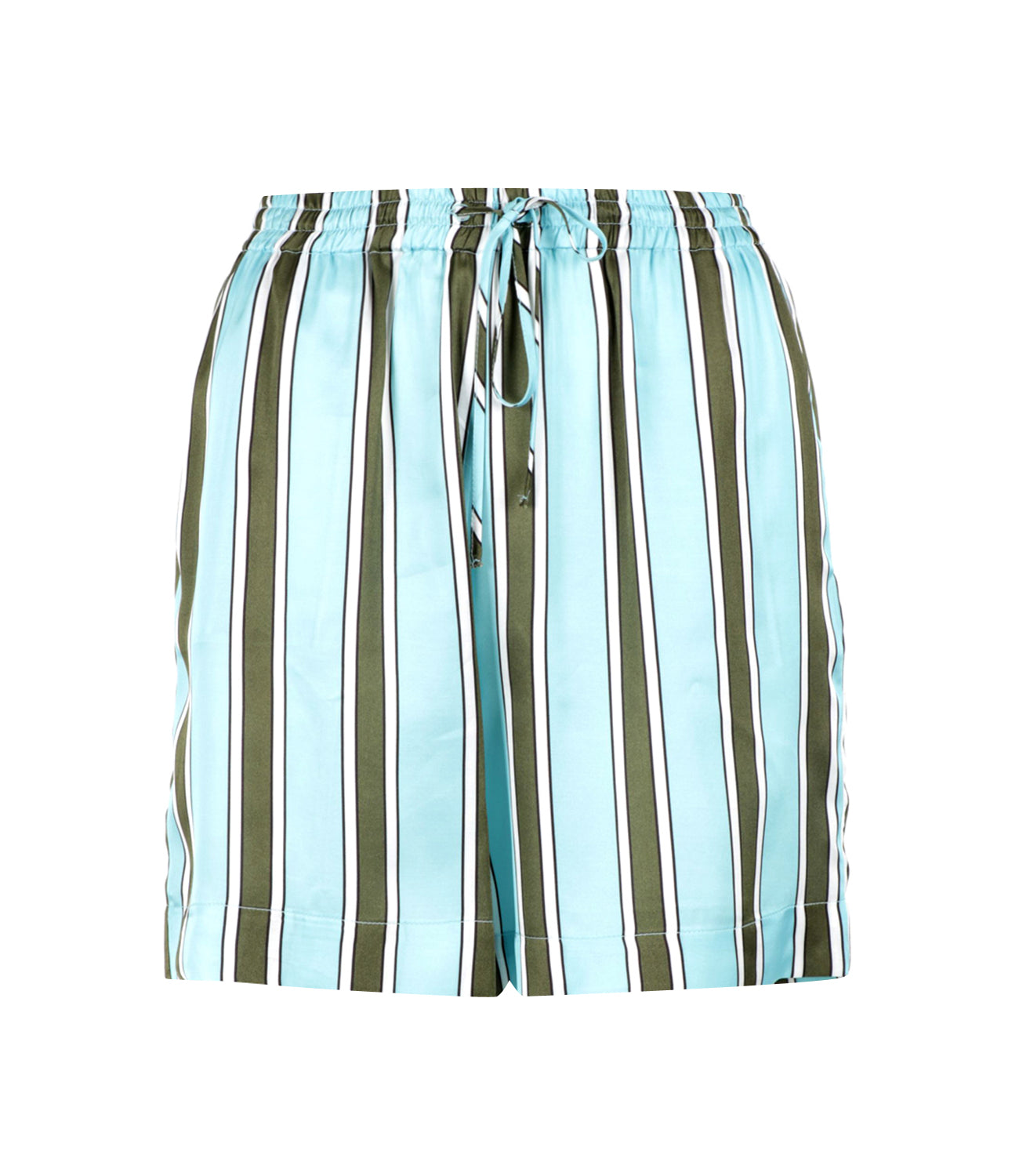 Semicouture | Shorts Abilene Light Blue and Khaki