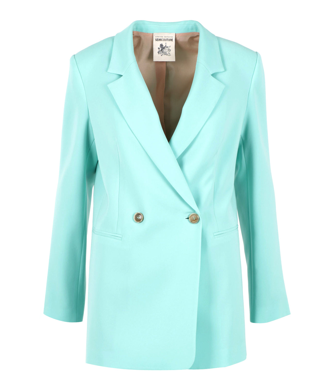 Semicouture | Celine Jacket Water Green