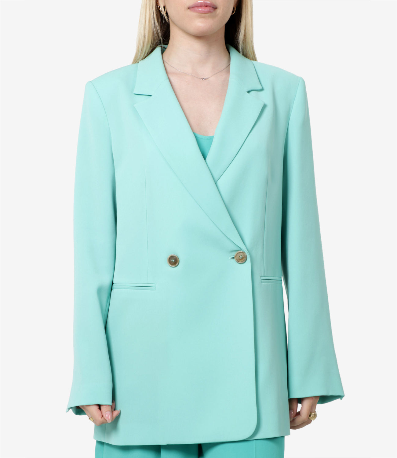 Semicouture | Celine Jacket Water Green