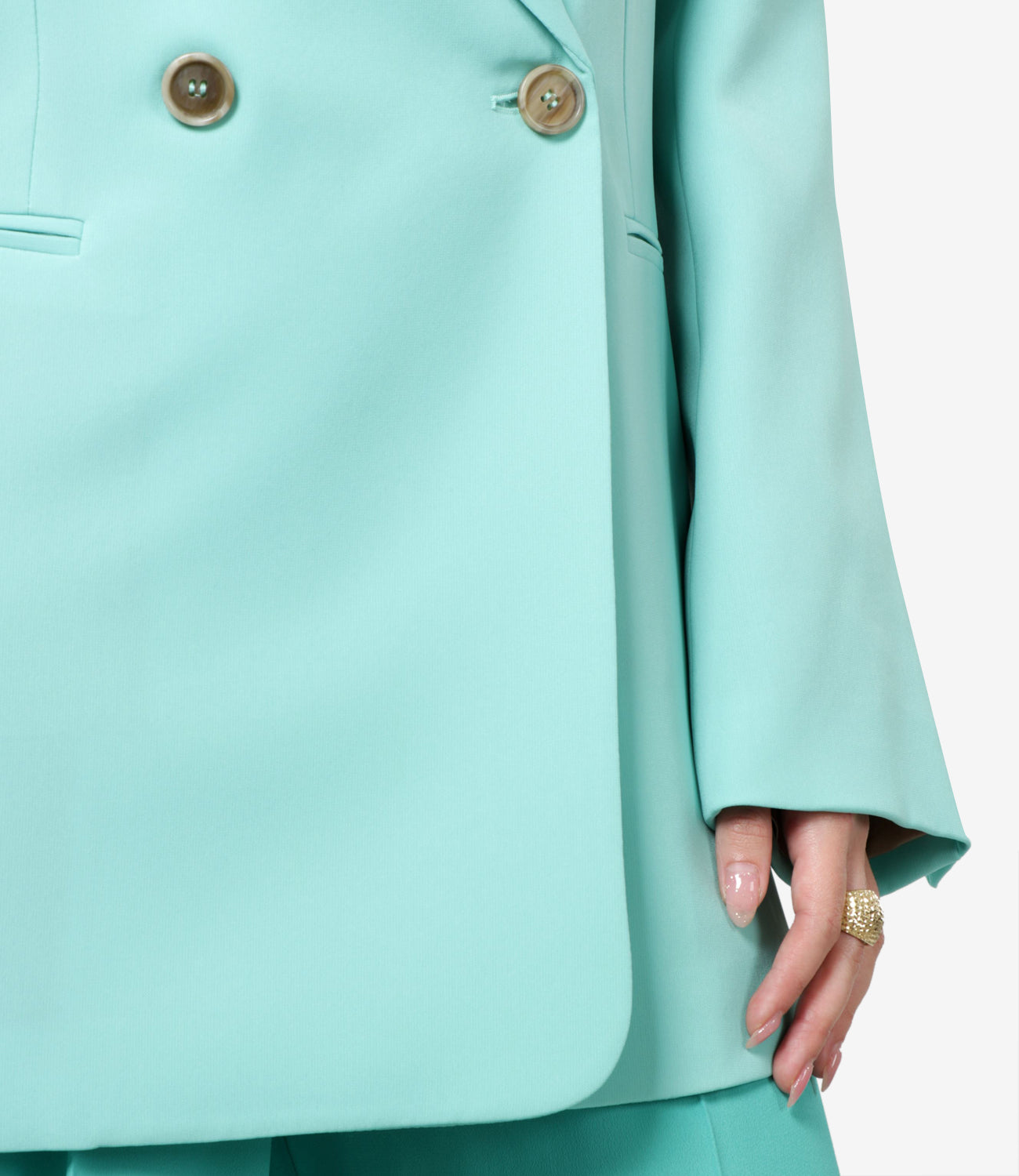 Semicouture | Celine Jacket Water Green