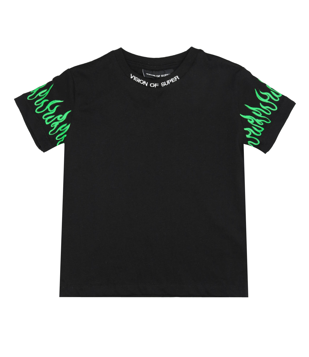 Vision of Super Kids | T-Shirt Spray Frames Nera e Verde