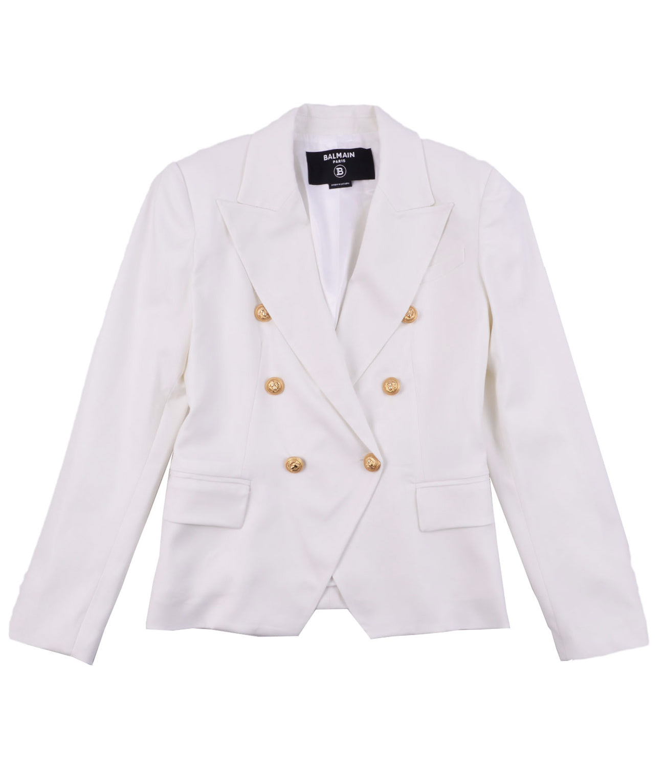 Balmain Kids | Ivory and Gold Jacket