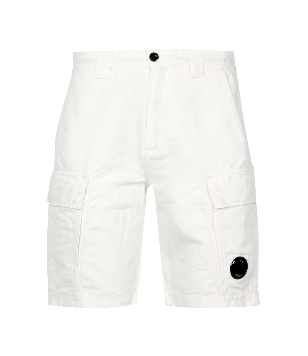 C.P. Company | Bermuda Linen Cargo White