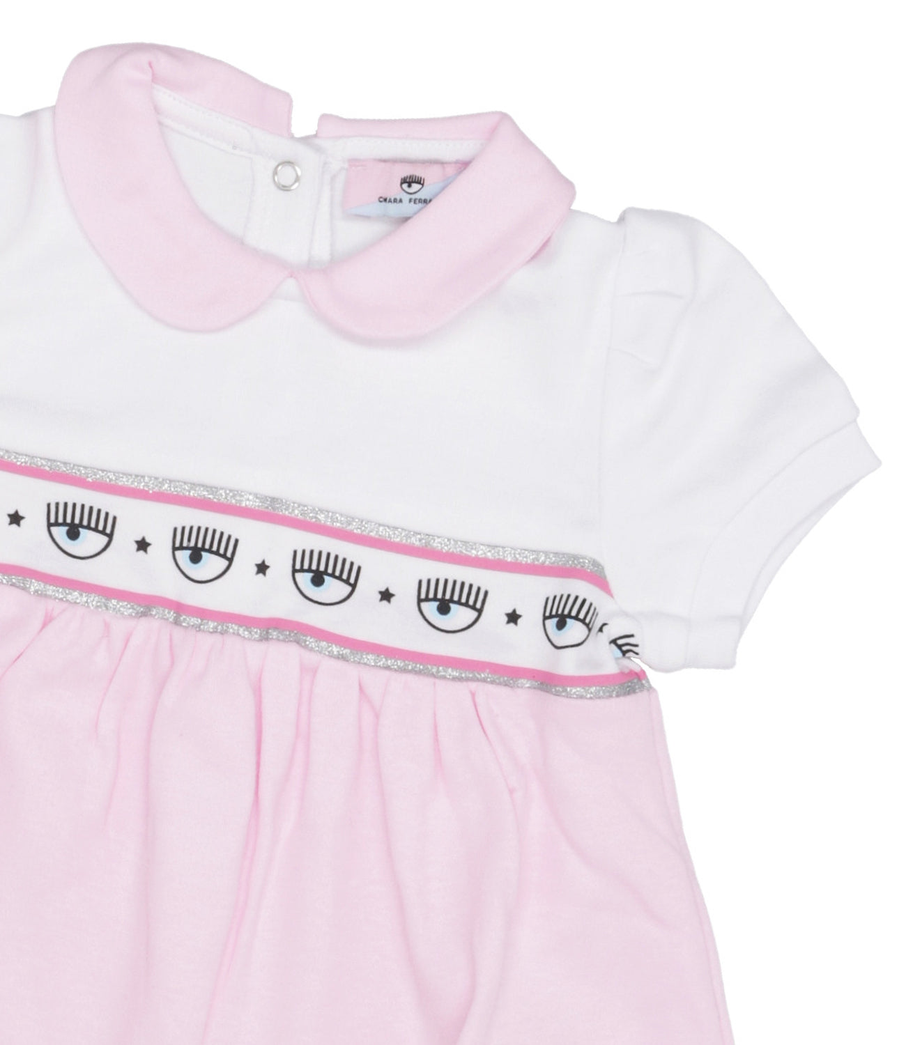 Chiara Ferragni Kids | Pagliaccetto Bianco e Rosa