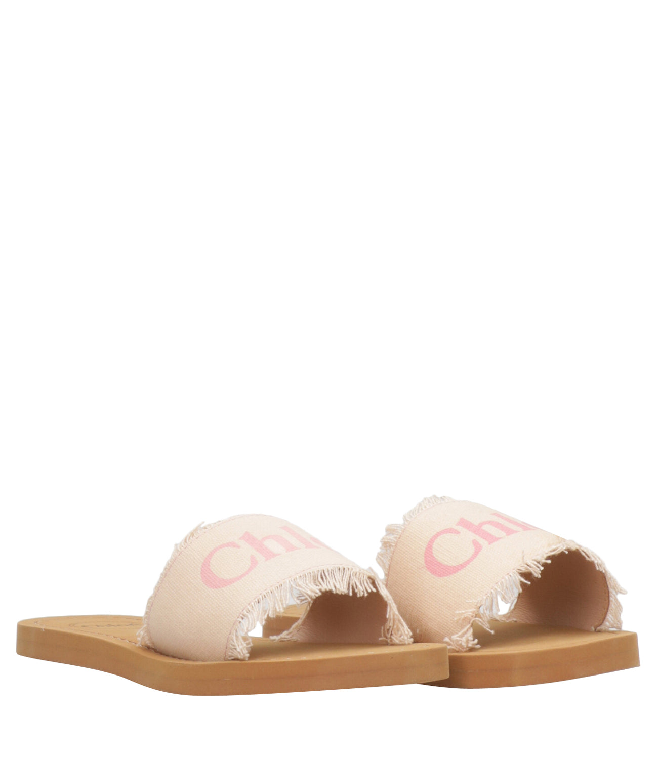 Chloè Kids | Ciabatta Beige e Rosa