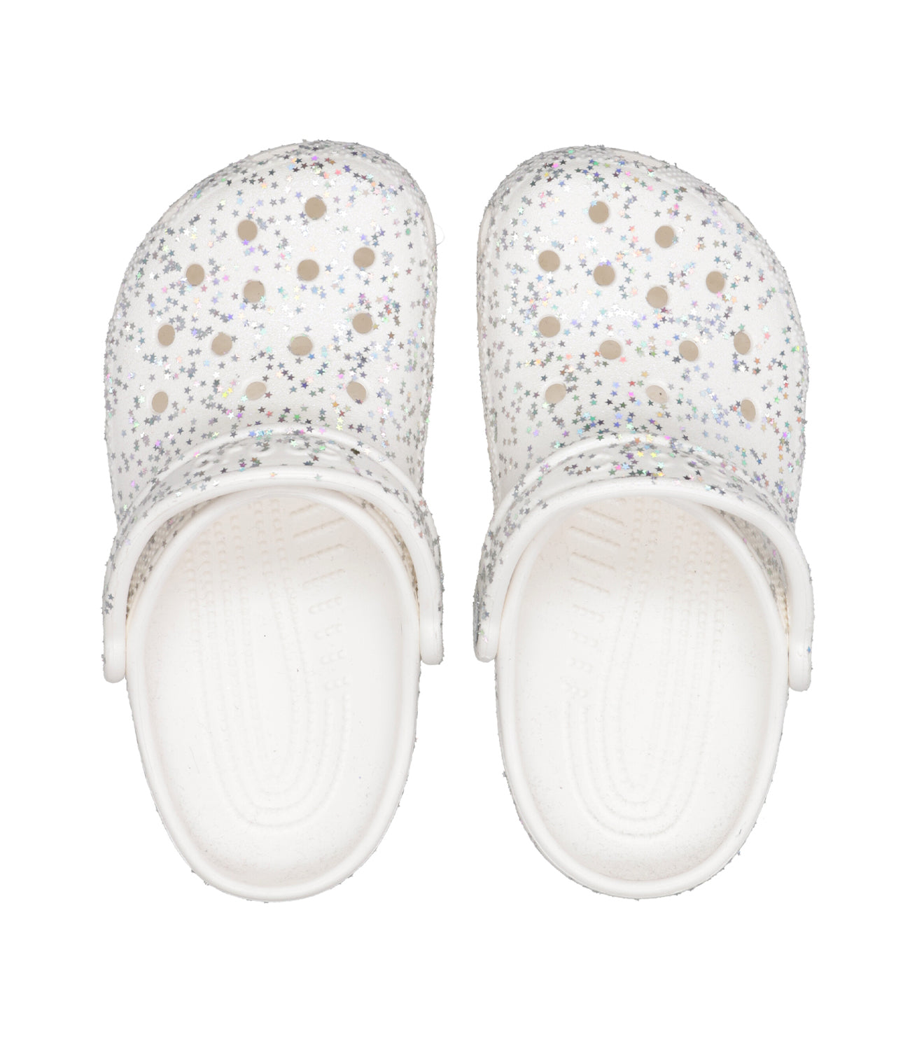 Crocs Kids | Sabot Classic Starry Glitter Clog K Bianco