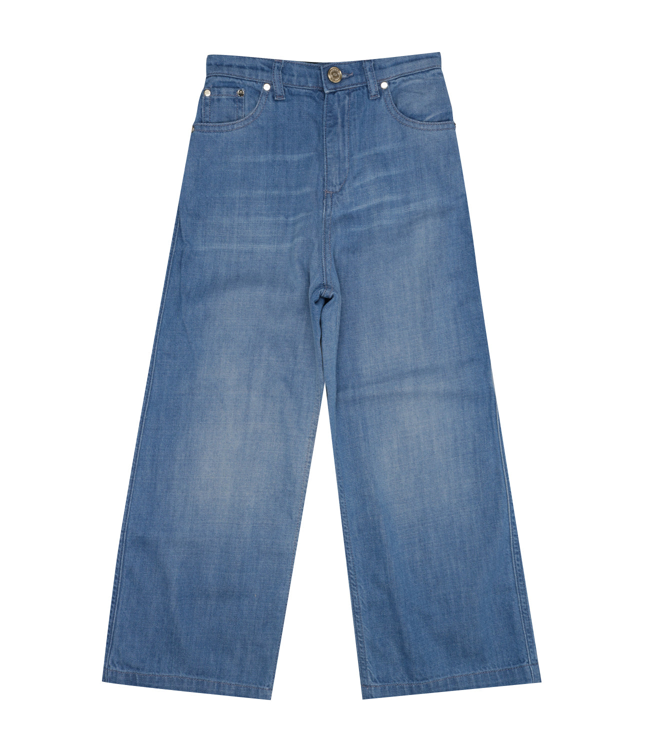 Elisabetta Franchi La Mia Bambina | Pantalone Denim blu