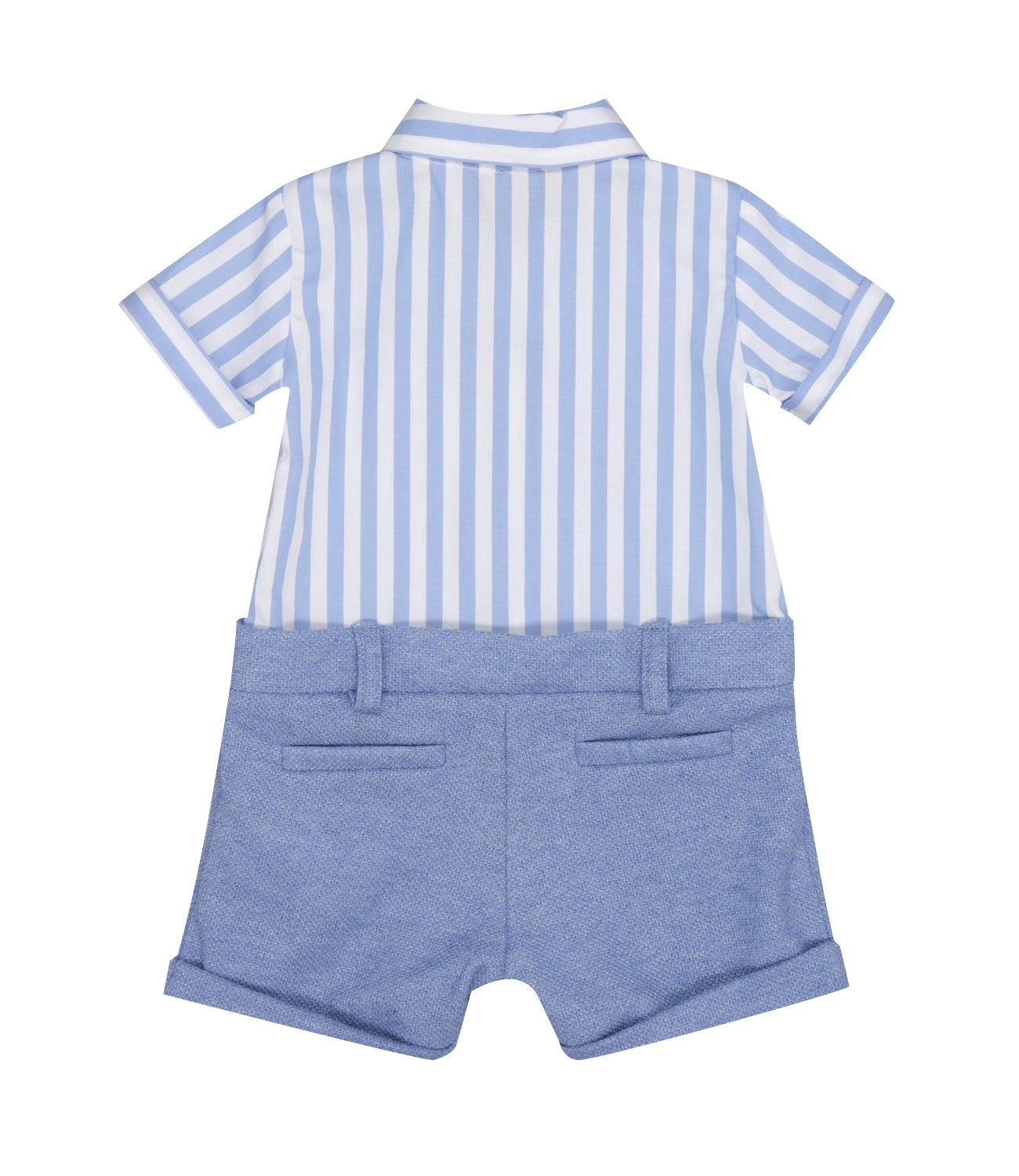 Fay Junior | Salopette Bianco ed Azzurro