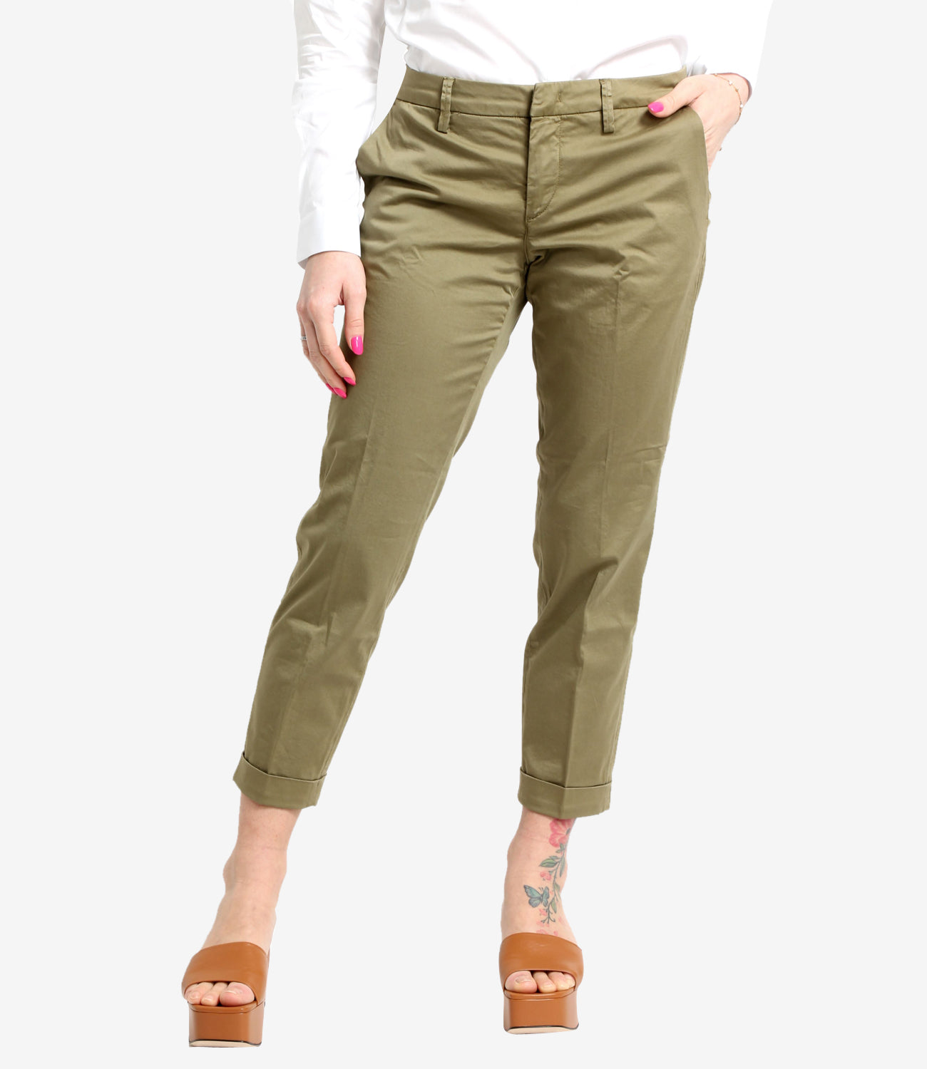 Fay | Pantalone Verde Militare