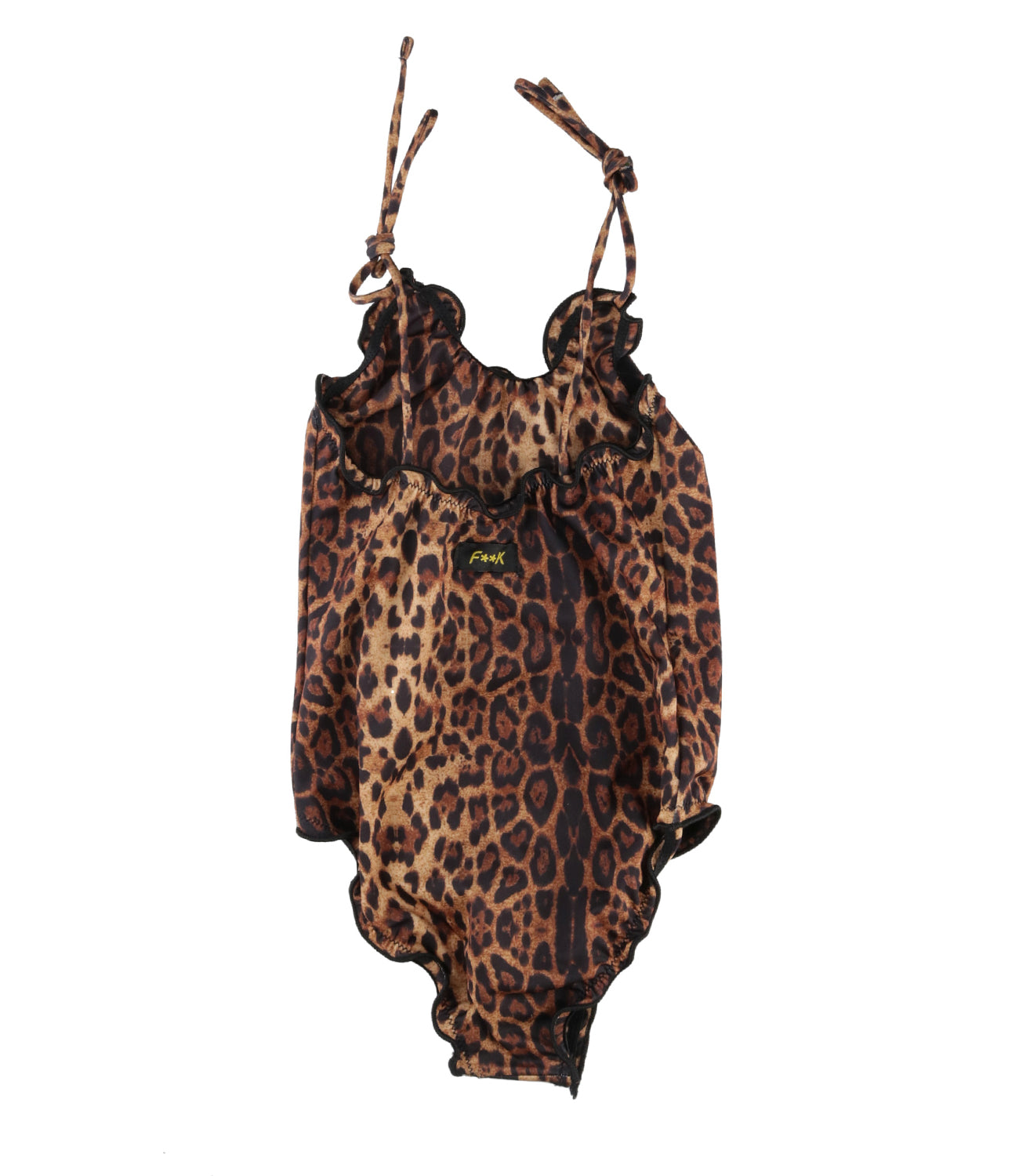 F**K Project Kids | Leopard Monokini One Piece Swimsuit