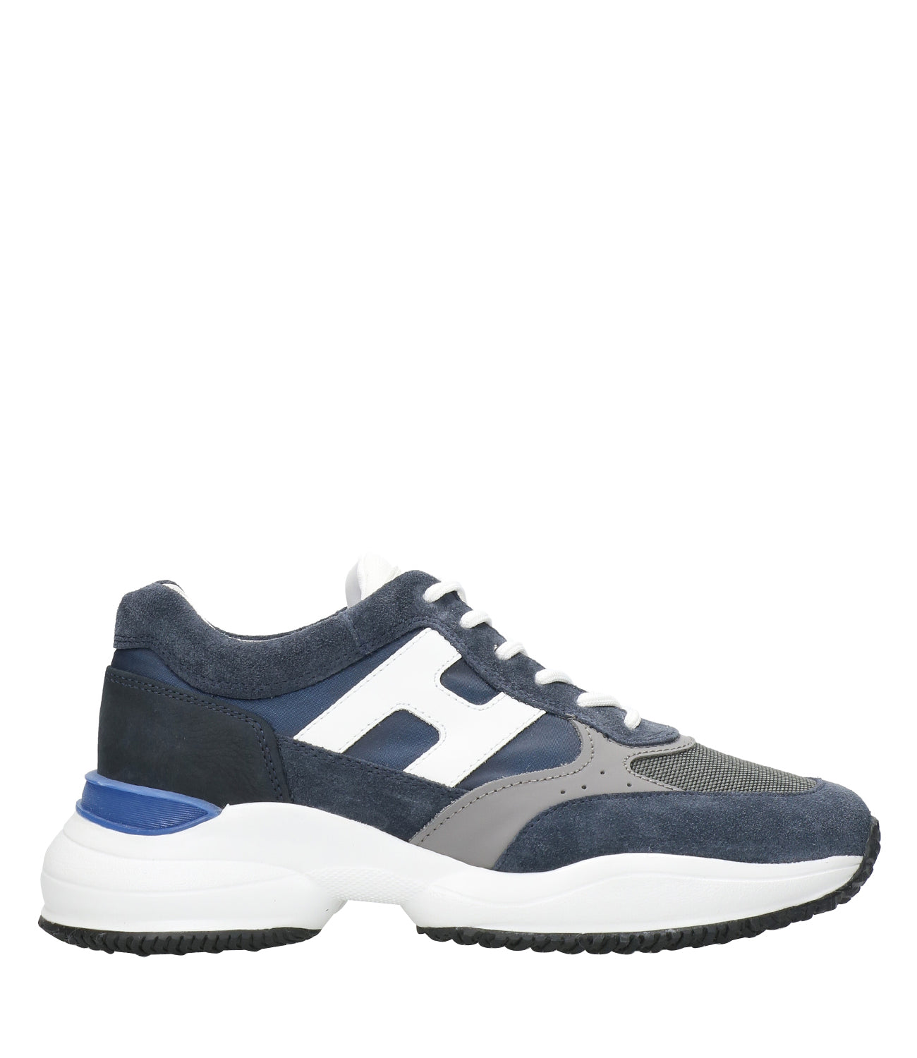 Hogan | Sneakers Interaction Lace-up Blue and White