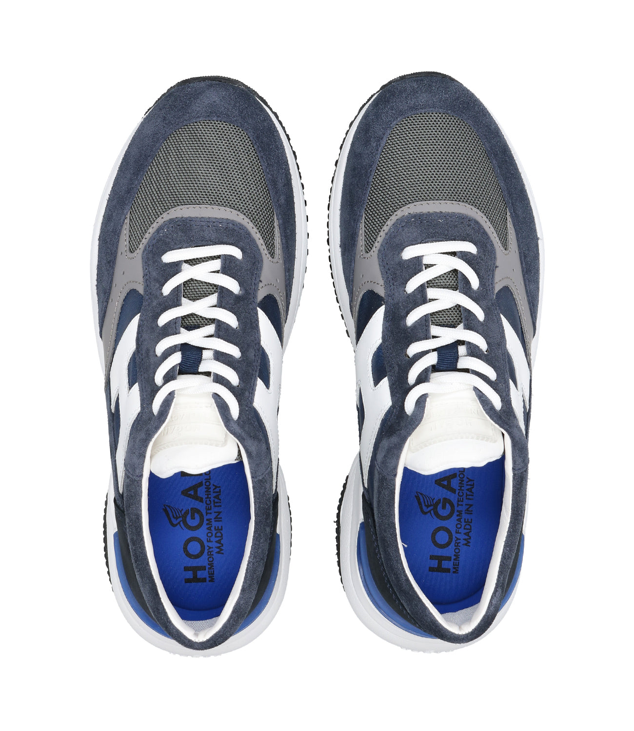 Hogan | Sneakers Interaction Lace-up Blue and White