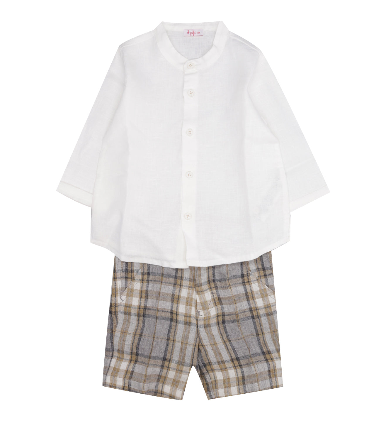 The Owl | Rope Shirt and Bermuda Shorts Set