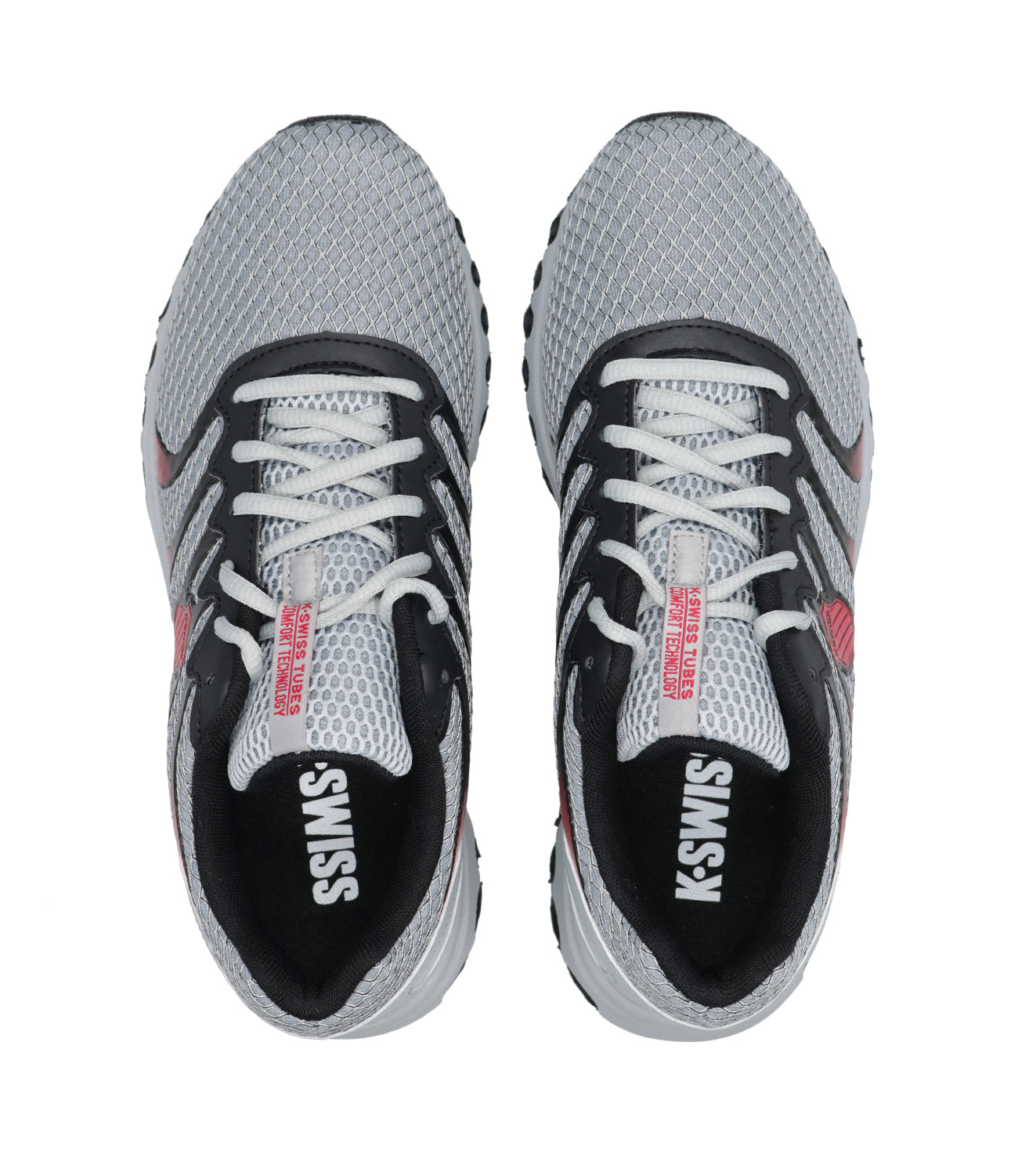 K-Swiss | Sneakers Tubes 200 Grigio, Nero e Rosso