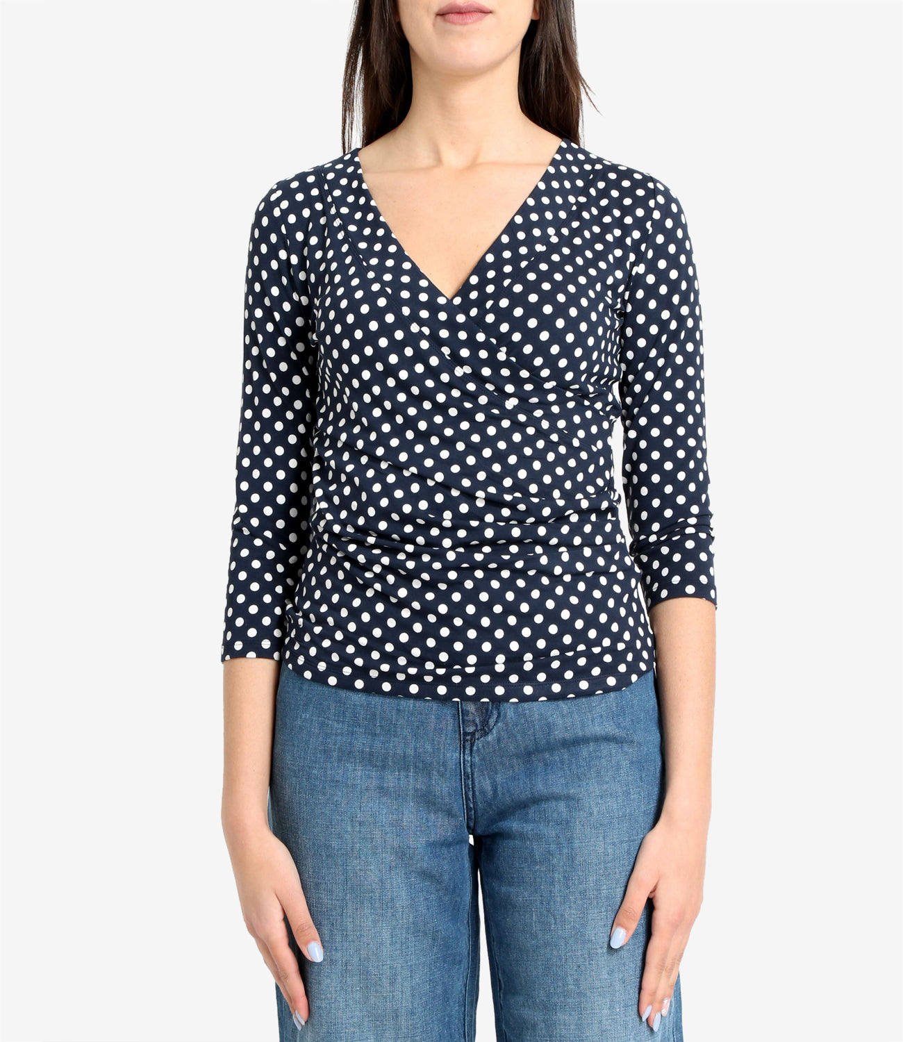 Lauren Ralph Lauren | Maglia Alayja blu navy e Crema