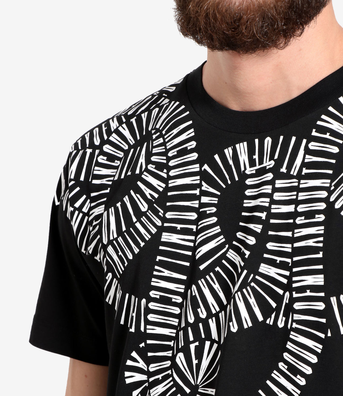 Marcelo Burlon | T-Shirt Snake Wings Nero e Bianco